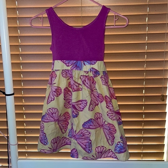 Cherokee butterfly dress. Girls S6/6X - Picture 1 of 3